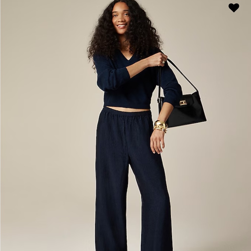 JCrew Stratus Pant Textured Satin